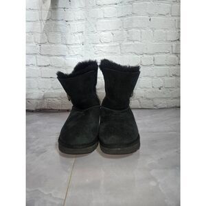 UGG Bailey Button Bling Women's Size 7 Black Boots